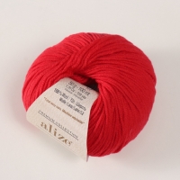 Пряжа "Merino Royal" 100% шерсть 100м/50гр (56 красный) Пряжа "Merino Royal" 100% шерсть 100м/50гр (56 красный)