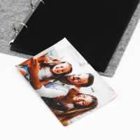 Фотоальбом войлок 30 листов "Сердечко"  25х23 см