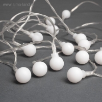 Гирлянда «Нить» 3 м с насадками «Шарики», IP20, прозрачная нить, 20 LED, свечение мульти (RG/RB), мигание, USB Гирлянда «Нить» 3 м с насадками «Шарики», IP20, прозрачная нить, 20 LED, свечение мульти (RG/RB), мигание, USB