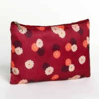 Косметичка на молнии, цвет бордовый Косметичка на молнии, цвет бордовый