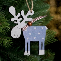 Подвеска новогодняя &laquo;Смешной олень&raquo;, МИКС