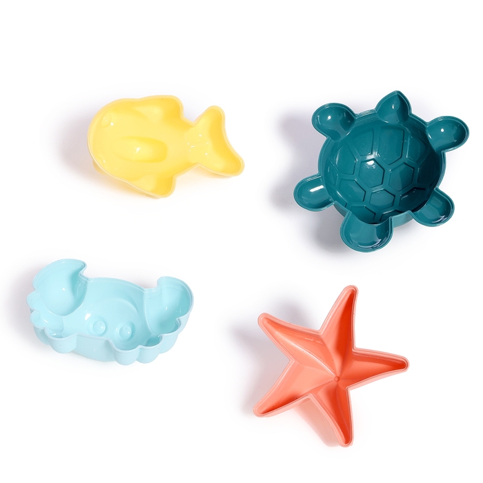 Набор для игры в песке «Изумрудный город»: ведерко, сито, совочек, грабли, 4 формочки Набор для игры в песке «Изумрудный город»: ведерко, сито, совочек, грабли, 4 формочки