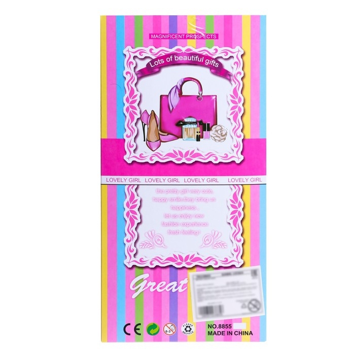 Кукла-модель шарнирная &laquo;Кира&raquo; в платье, с аксессуарами, МИКС