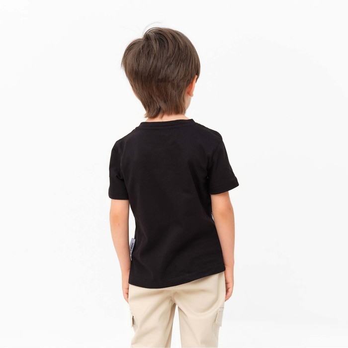 Футболка детская Человек-Паук, рост 98-104, черный