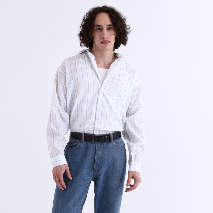 Ремень мужской «Великан», ширина 4 см, винт, пряжка металл, цвет чёрный Ремень мужской «Великан», ширина 4 см, винт, пряжка металл, цвет чёрный