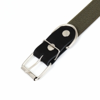 Ошейник брезентовый безразмерный однослойный, 72 х 3,5 см, ОШ 45-60 см, хаки Ошейник брезентовый безразмерный однослойный, 72 х 3,5 см, ОШ 45-60 см, хаки