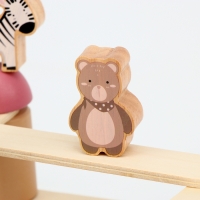 Деревянная развивающая игрушка балансир &laquo;Животный мир&raquo; 20,5 &times; 15,5 &times; 4,5см