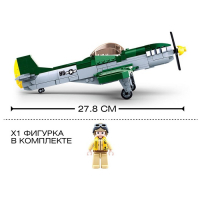 Конструктор «Армия ВОВ. Штурмовик», 1 фигурка в комплекте, 323 детали Конструктор «Армия ВОВ. Штурмовик», 1 фигурка в комплекте, 323 детали
