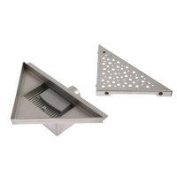 Трап TIM BAD412002, горизонтальный, угловой, 200 х 200 мм, гидро+сухая защита от запаха Трап TIM BAD412002, горизонтальный, угловой, 200 х 200 мм, гидро+сухая защита от запаха