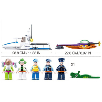 Конструктор Полиция «Береговая охрана», 559 деталей Конструктор Полиция «Береговая охрана», 559 деталей