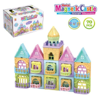 Магнитный конструктор &laquo;Замок&raquo;, 70 деталей