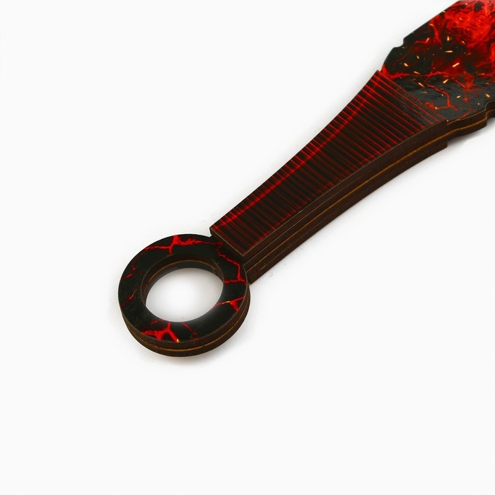 Деревянное оружие, детское сувенирное &laquo;Огненный&raquo;, нож кунай, 26 х 4 см