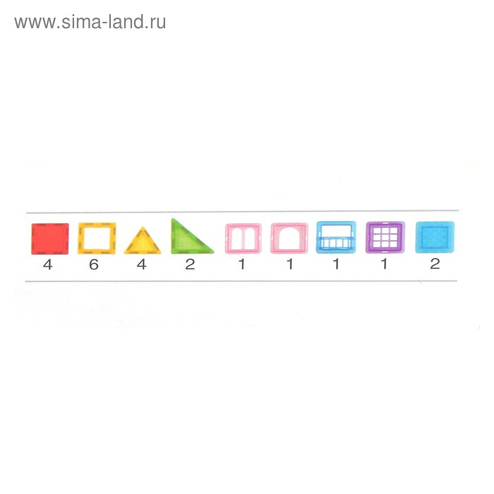 Конструктор магнитный &laquo;Магический магнит&raquo;, 22 детали