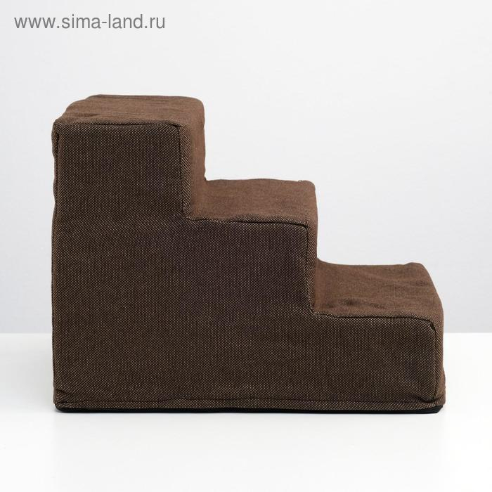 Лесенка для животных Лесенка для животных "Пижон", рогожка, 34 х 40 х 30 см, коричневая