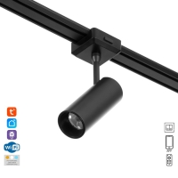 Светильник трековый SLIM "Цилиндр" LED 12Вт 3000K-6000К 48V CRI90 черный 4,5х11,3х13,4см Светильник трековый SLIM "Цилиндр" LED 12Вт 3000K-6000К 48V CRI90 черный 4,5х11,3х13,4см