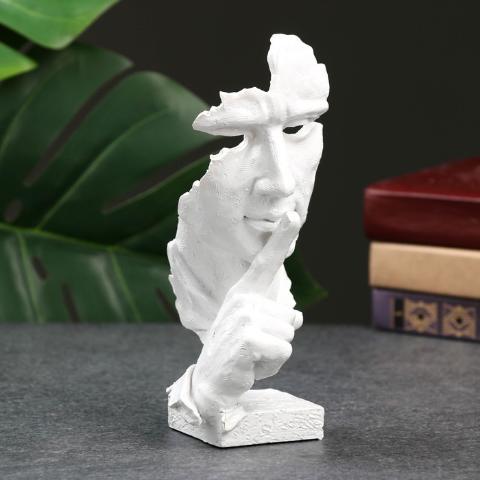 Фигура Фигура "Молчание" 20х7 см белая