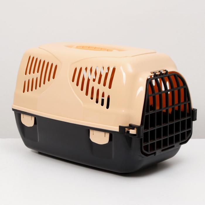 Переноска для животных Переноска для животных "Сириус", 33,5 х 31 х 50 см, до 5 кг, цвет бежевый