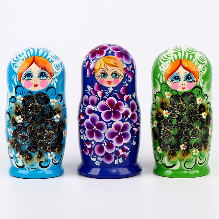 Матрёшка 7 в 1, расписная, цвета МИКС Матрёшка 7 в 1, расписная, цвета МИКС