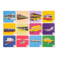 Набор плакатов "Транспорт" с методическими рекомендациями, 4 плаката, А3 Набор плакатов "Транспорт" с методическими рекомендациями, 4 плаката, А3
