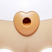 Точилка механическая с контейнером, Ушки бежевый/белый Точилка механическая с контейнером, Ушки бежевый/белый