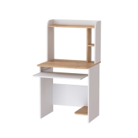 Компьютерный стол Грета-1, 700 х 600 х 1300, Белый/Дуб крафт золотой Компьютерный стол Грета-1, 700 х 600 х 1300, Белый/Дуб крафт золотой