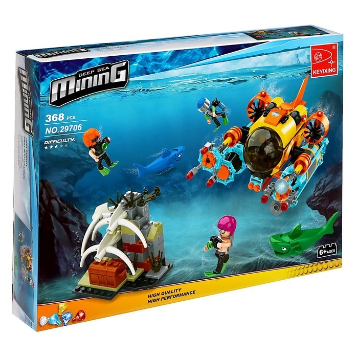 Конструктор Кладоискатели &laquo;Батискаф&raquo;, 368 деталей