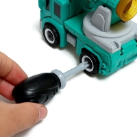 Конструктор винтовой &laquo;Военная техника&raquo;, 2 в 1 робот-машина