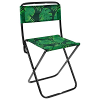 Стул складной Nika, 38 x 36 x 64 см, принт тропические листья