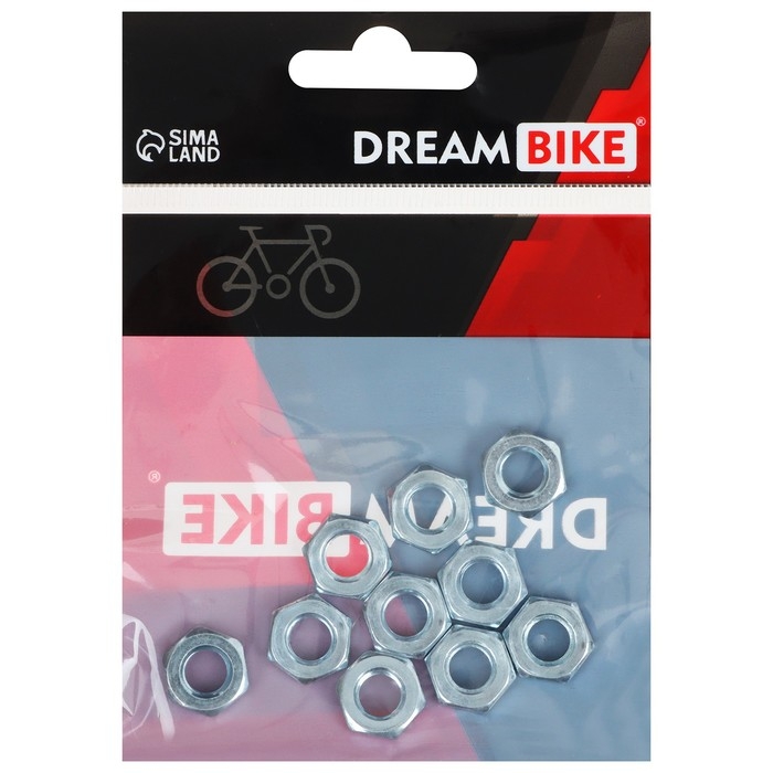 Контргайка оси 8 мм, цвет серебристый