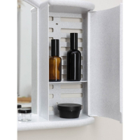 Шкафчик зеркальный для ванной комнаты «Арго», цвет белый мрамор Шкафчик зеркальный для ванной комнаты «Арго», цвет белый мрамор