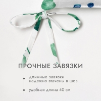 Сидушка на стул "Доляна" Eucalyptus 42х42х7 см, 100% хлопок, 164 г/м2 Сидушка на стул "Доляна" Eucalyptus 42х42х7 см, 100% хлопок, 164 г/м2