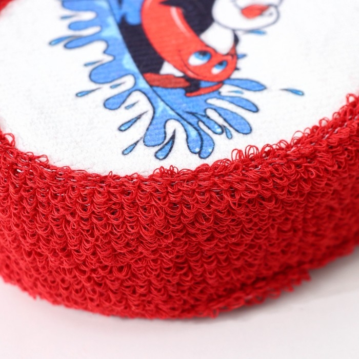 Мочалка для тела &laquo;Пингвин&raquo;, 11&times;14 см, цвет микс