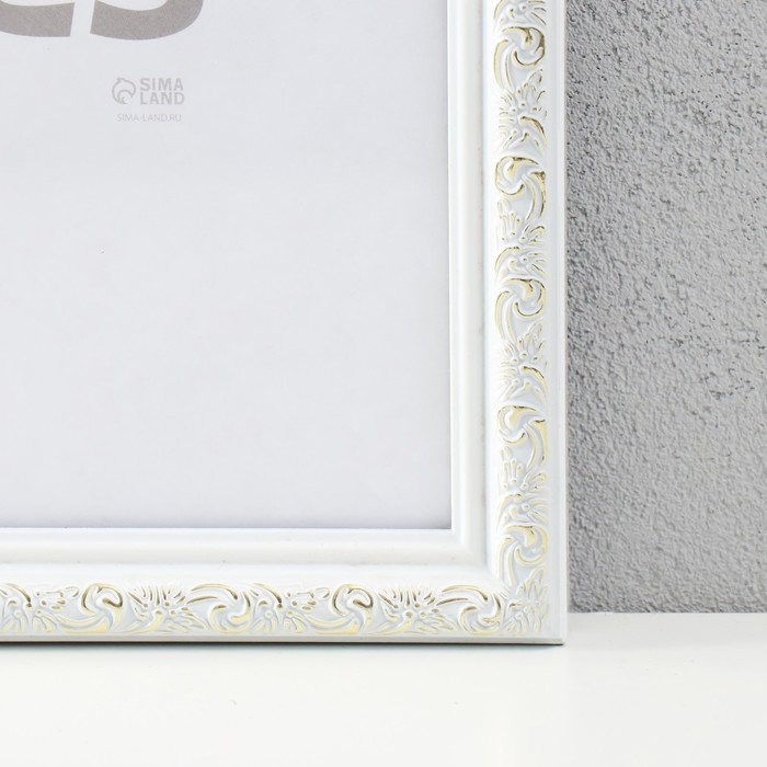 Фоторамка пластик Фоторамка пластик "Винтаж" 40х60 см, белый