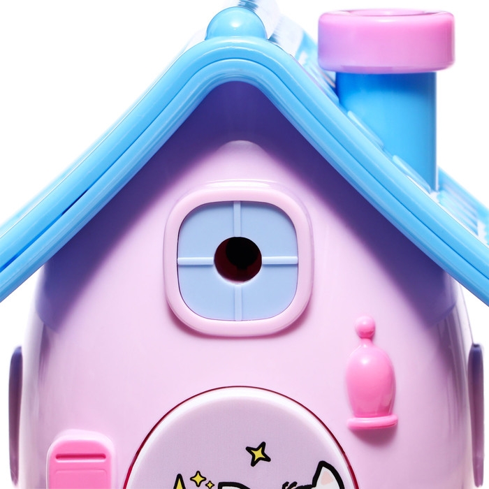 Точилка механическая с контейнером, 5 видов заточки, Домик Сиреневый Точилка механическая с контейнером, 5 видов заточки, Домик Сиреневый