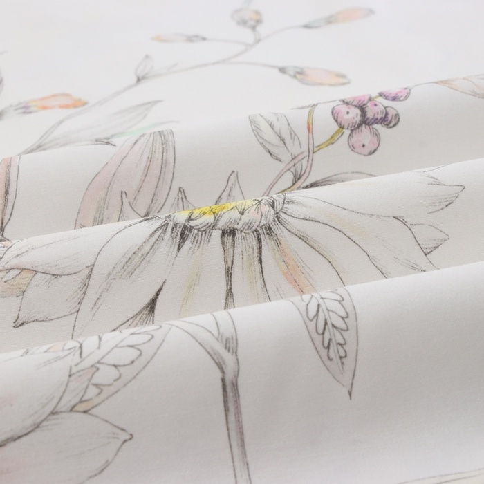 Набор наволочек SL Home Floral cover 70*70+3 см - 2 шт, сатин, 140 гр/м2, 100% хлопок Набор наволочек SL Home Floral cover 70*70+3 см - 2 шт, сатин, 140 гр/м2, 100% хлопок