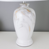 Лампа настольная "Ильмрамор" 1хЕ27 40Вт бежевый 25х25х42 см RISALUX Лампа настольная "Ильмрамор" 1хЕ27 40Вт бежевый 25х25х42 см RISALUX