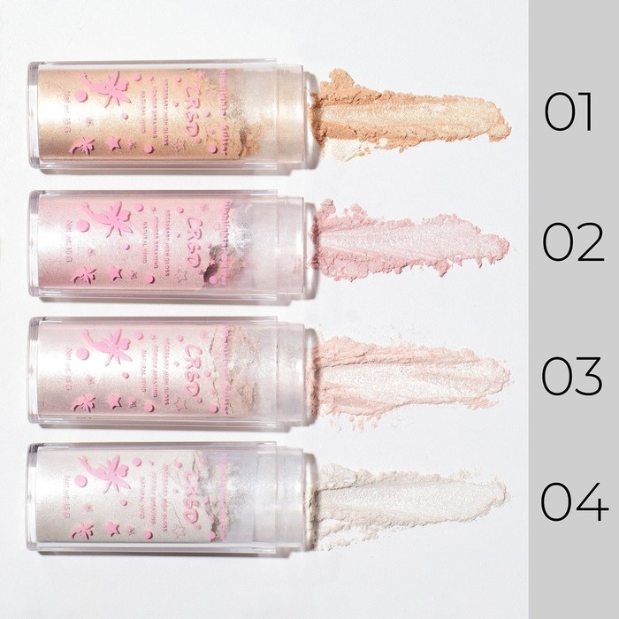 Хайлайтер мерцающий для лица и тела оттенок №4