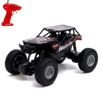 Джип радиоуправляемый &laquo;Краулер&raquo;, 1:20, работает от аккумулятора, цвет оранжевый