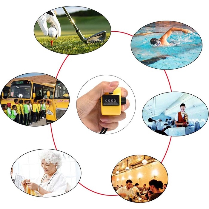 Счётчик рядов механический, цвет МИКС Счётчик рядов механический, цвет МИКС