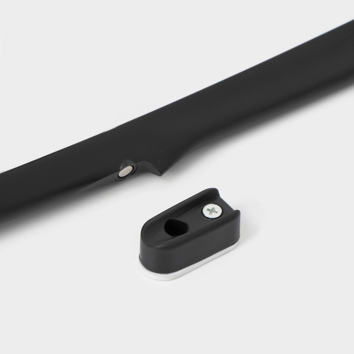 Ложка для обуви с магнитным держателем, 61,5×4,1×2 см, цвет черный Ложка для обуви с магнитным держателем, 61,5×4,1×2 см, цвет черный