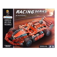 Конструктор металлический «Гонка», 287 деталей Конструктор металлический «Гонка», 287 деталей