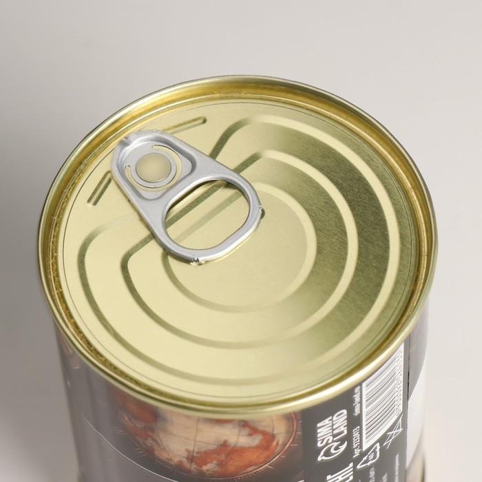 Носки в банке "Просто носки мужика" (внутри носки мужские, цвет чёрный)