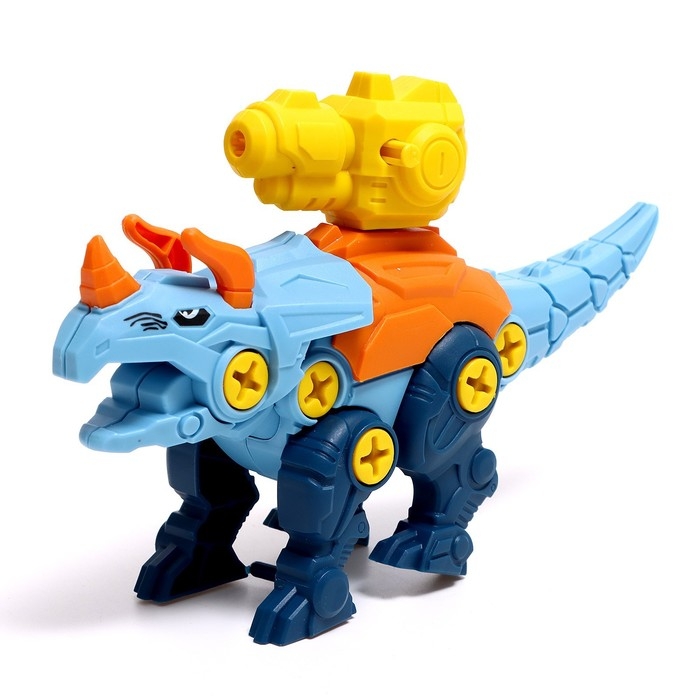 Винтовой конструктор &laquo;ДиноМир&raquo;, трицератопс