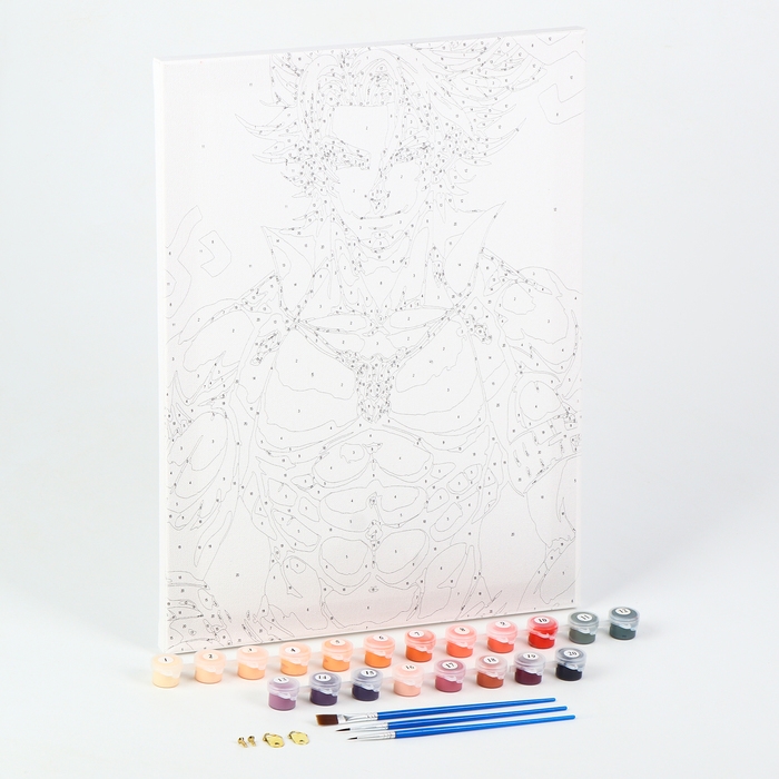 Картина по номерам с подрамником &laquo;Накаченный парень&raquo;, 30 х 40 см