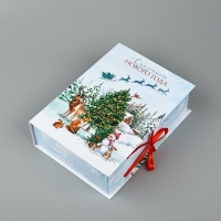 Коробка‒книга &laquo;Счастливого Нового Года&raquo;, 27 х 19,5 х 8 см, Новый год