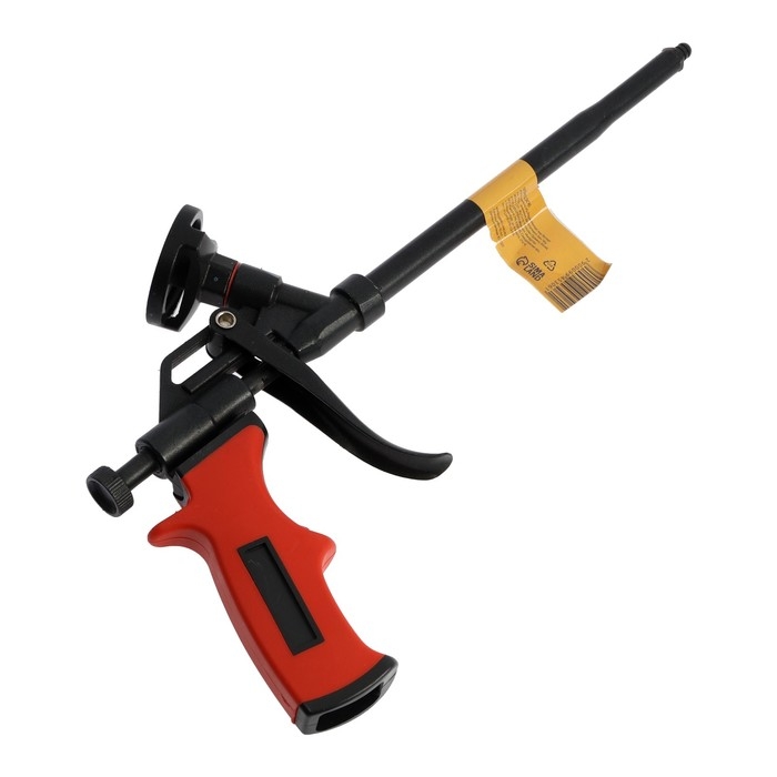 Пистолет для монтажной пены ТУНДРА ПРОФИ, металлический корпус с тефлоновым покрытием Пистолет для монтажной пены ТУНДРА ПРОФИ, металлический корпус с тефлоновым покрытием