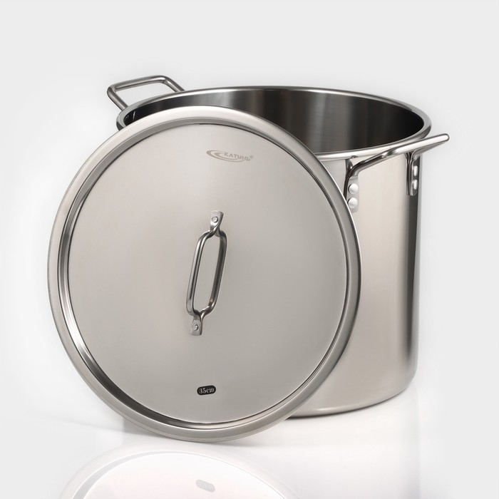 Котёл &laquo;Общепит&raquo;, 25 л, d=35 см, h=30 см, капсульное дно, индукция