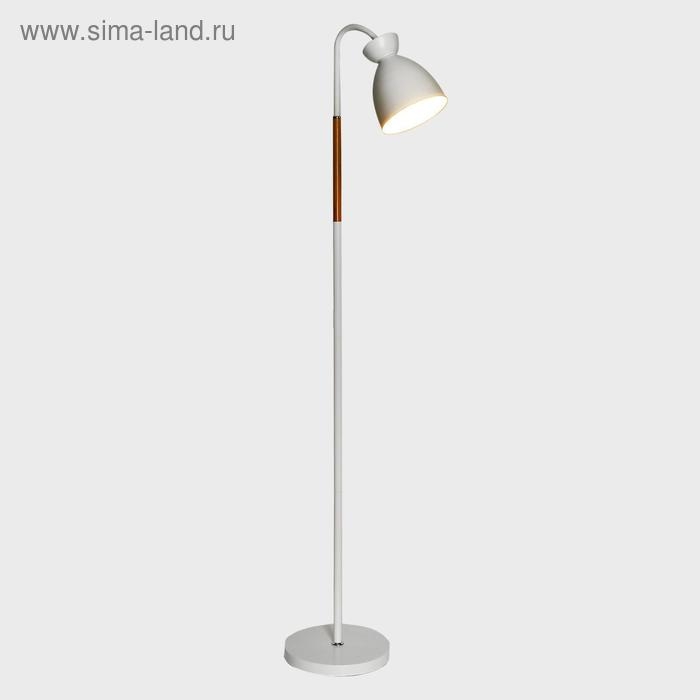 Торшер "Нова" 1х60Вт E27 белый 34х21,5х162 см.