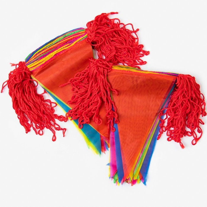 Флажки-гирлянда, l-100 м, (200 флагов), флажок 23 х 35 см