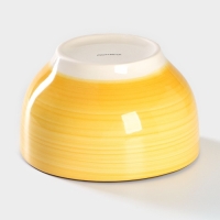 Салатник керамический Доляна «Морской мир», 800 мл, d=14 см, цвет жёлтый Салатник керамический Доляна «Морской мир», 800 мл, d=14 см, цвет жёлтый